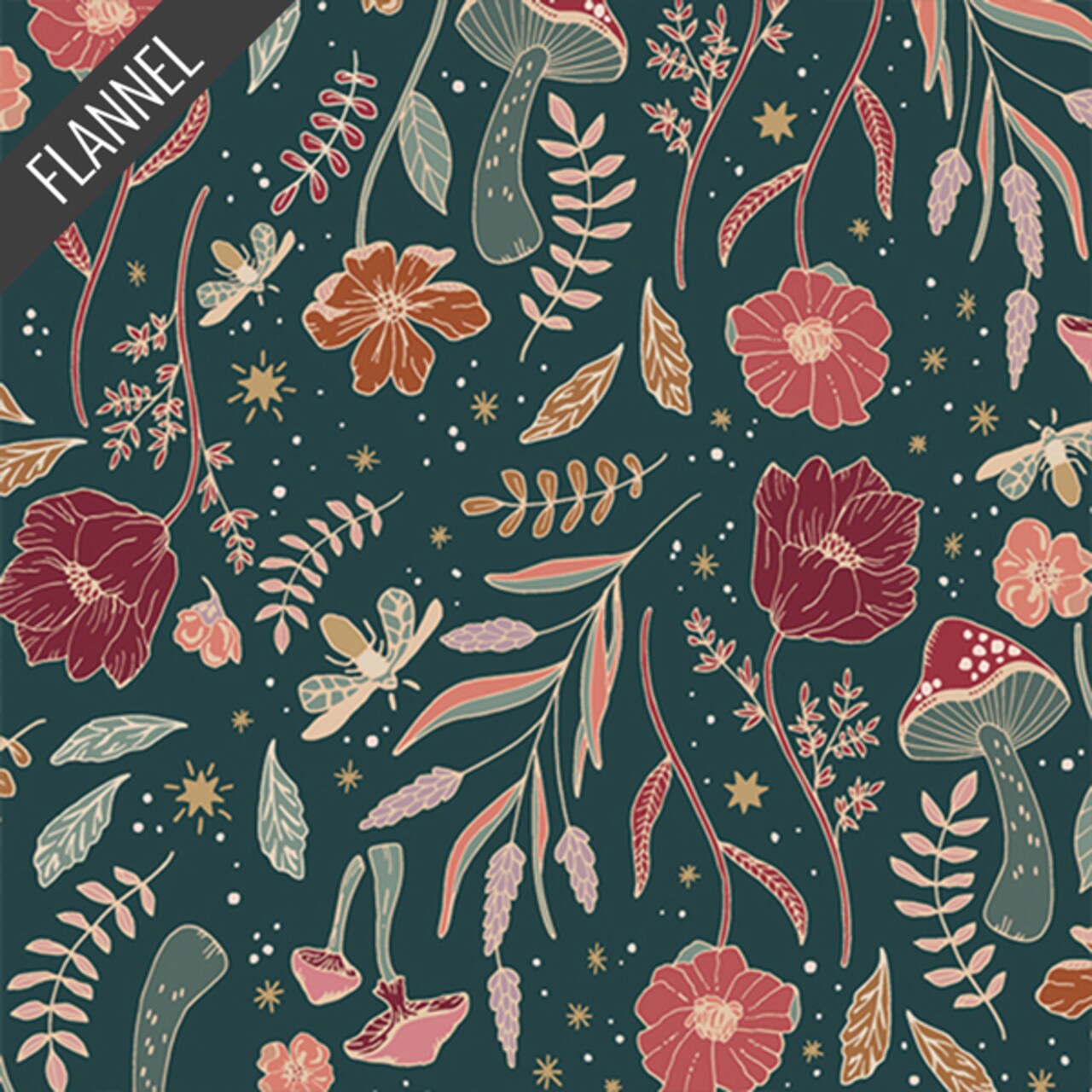 Wildwood Flannel in Nightfall (f79500) | Art Gallery Flannel | AGF Studio | Art Gallery